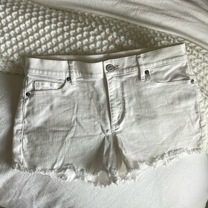 Ann Taylor Loft White Jean Short